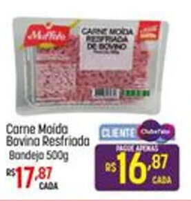 Muffato Carne Moida Bovina Resfriada Bandeja 500g oferta