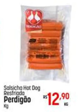 Muffato Salsicha Hot Dog Resfriado Perdigão kg oferta