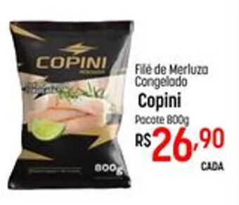 Filé de Merluza Congelado Copini pacote 800g