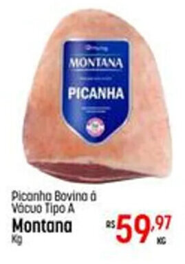 Muffato Picanha Bovina á Vácuo Tipo A Montana kg oferta