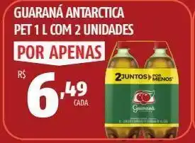 OXXO Guaraná antarctica 1lt com 2 unidades oferta