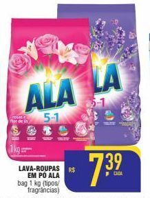 Mercantil Rodrigues Lava roupas em pó ala 1kg oferta