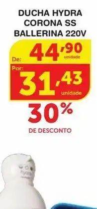 Roldão Ducha corona ss ballerina oferta