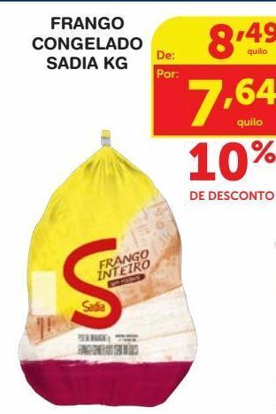 Roldão Frango sadia kg oferta