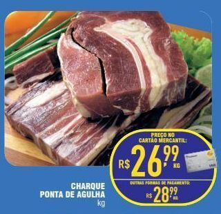 Mercantil Rodrigues Charque ponta de agulha kg oferta