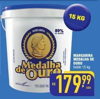 Mercantil Rodrigues Margarina medalha de ouro 15kg oferta