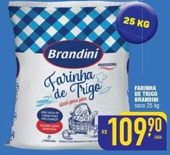 Mercantil Rodrigues Farinha de trigo brandini 25kg oferta