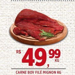 DB Supermercados Carne bov filé mignon kg oferta