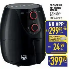 Mercantil Rodrigues Fritadeira amvox 4.5l oferta