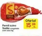 Supermercados Princesa Pernil suíno sadia com osso kg oferta