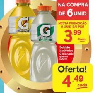 Supermercados Princesa Bebida isotônica gatorade 500ml oferta