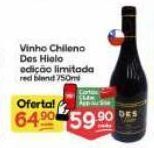 Supermercados Princesa Vinho chileno des hielo 750ml oferta