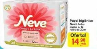 Supermercados Princesa Papel higiênico neve 12 rolos 20m oferta