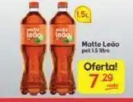 Supermercados Princesa Matte leão 1,5l oferta
