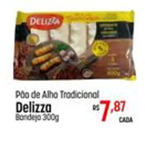 Muffato Pão de Alho Tradicional Delizza Bandeja 300g oferta
