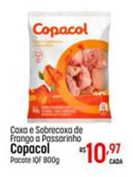 Muffato Coxa e Sobrecaxa de Frango a Passarinho Copacol pacote iqf 800g oferta