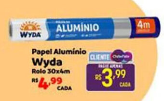 Muffato Papel Alumínio Wyda Rolo 30x4m oferta
