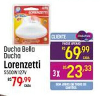 Ducha Bella Ducha Lorenzetti