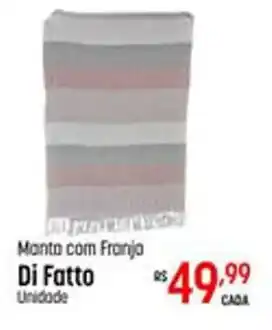 Muffato Manto com Franja Di Fatto oferta