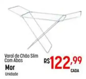 Muffato Varal de Chão Slim Com Abas Mor unidade oferta