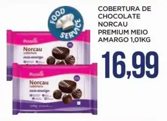 Apoio Mineiro COBERTURA DE CHOCOLATE NORCAU PREMIUM MEIO AMARGO 1,01KG oferta