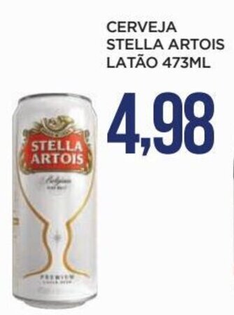 Apoio Mineiro CERVEJA STELLA ARTOIS LATÃO 473ML oferta