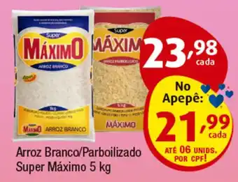 Inter Supermercados Arroz Branco/Parboilizado Super Máximo 5 kg oferta