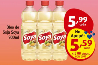 Óleo de Soja Soya 900ml