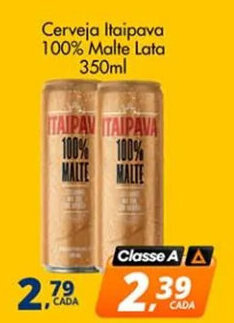 Cerveja Itaipava 100% Malte Lata 350ml