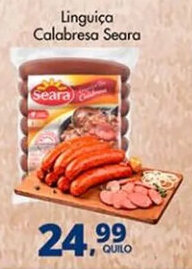 Delta Supermercados Linguiça Calabresa Seara oferta