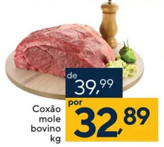 Coop Coxão mole bovino kg oferta