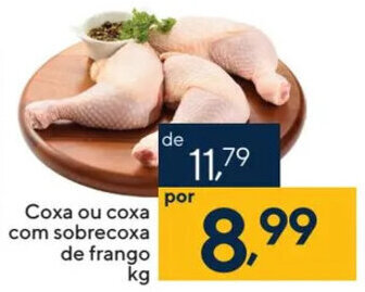 Coop Coxa ou coxa com sobrecoxa de frango kg oferta