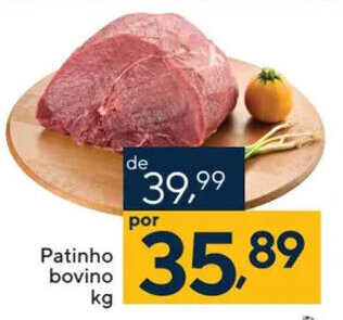 Coop Patinho bovino kg oferta