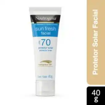 Farmácia Preço Popular Protetor solar facial neutrogena sun fresh fps70 40g oferta