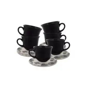 Lojas Havan Jogo de cha francis havan casa 12pc - preto e branco oferta