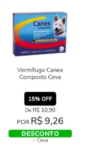 Vermifugo Canex Composto Ceva