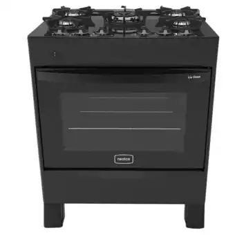 Fogão realce íris glass 5 bocas automático mesa de vidro top control