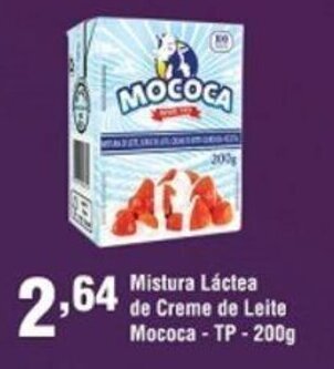 Veran Supermercados Mistura Lactea de Creme de Leite Mococa 200g oferta