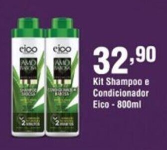 Kit Shampoo e Condicionador Eico 800ml