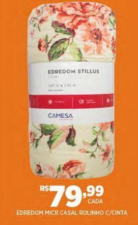 Edredom micr casal rolinho c/cinta