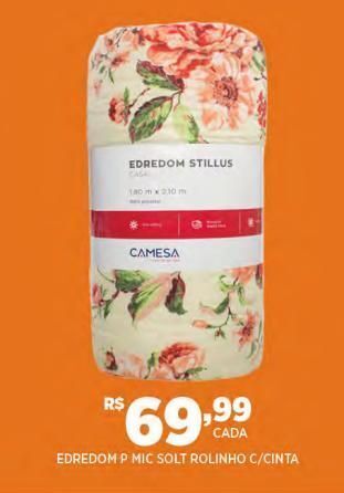 DB Supermercados Edredom p mic solt rolinho c/cinta oferta
