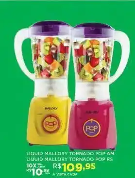 DB Supermercados Liquidificador mallory tornado pop am oferta