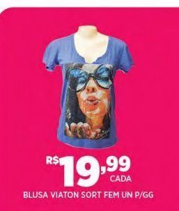 Blusa viaton sort fem