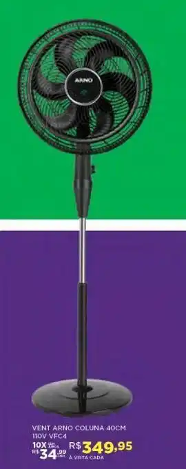 DB Supermercados Ventilador arno coluna 40cm 110v oferta