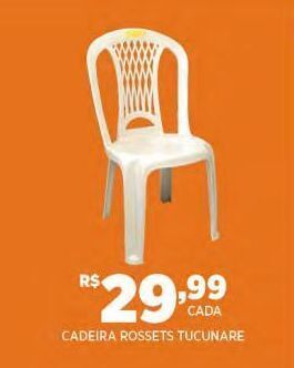 DB Supermercados Cadeira rossets tucunare oferta
