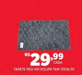 DB Supermercados Tapete peq 100 polipr tam 13x18/50 oferta