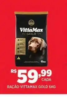 DB Supermercados Ração vittamax gold 6kg oferta