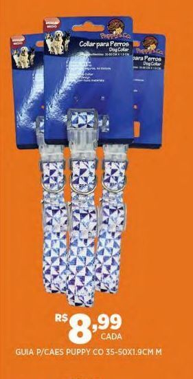 DB Supermercados Guia p/cães pupy co 35-50x1,9cm oferta