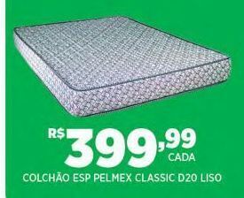DB Supermercados Colchão esp pelmex classic d20 liso oferta