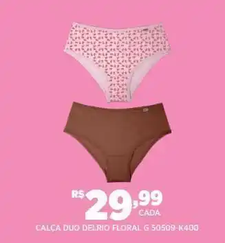 DB Supermercados Calça duo delrio floral g 50509-k400 oferta